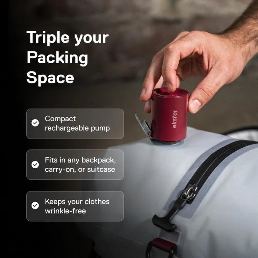 Vacuum Seal Waterproof Travel Duffle Bag With Pump